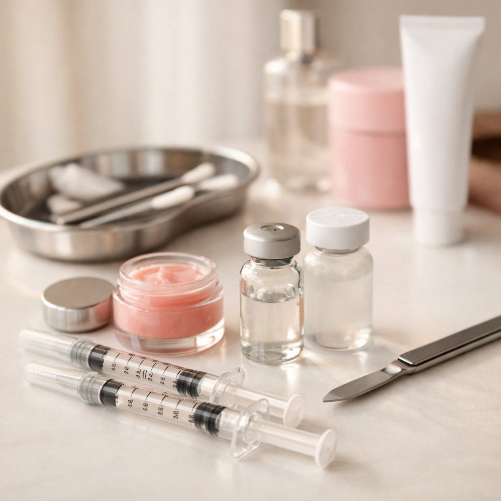 Precio aumento de labios murcia — primer plano de materiales o productos